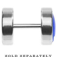 Load image into Gallery viewer, Anodized Titanium Blue Alien Head Cheater Plug