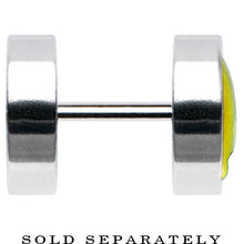 Load image into Gallery viewer, Anodized Titanium Gold Alien Head Cheater Plug