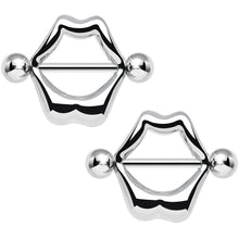Load image into Gallery viewer, 14G 5/8 Hot Lips Nipple Shield Set