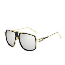 Load image into Gallery viewer, Modern Classic Oversized Men Sunglasses Luxury Brand New Glasses Square With High Quality Metal Frame and Polarized Mirror Glasses Oculos de sol With UV400 Prodection for Sun