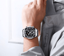 Load image into Gallery viewer, Men's Sports Waterproof Stainless Steel Watch With Chronometers And Special Date Display Unique Design Perfect Gift