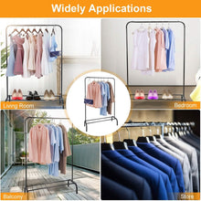 Load image into Gallery viewer, 33Lbs Loading Garment Racks Freestanding with Bottom Shelf