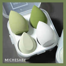 Load image into Gallery viewer, 3/4 Piece Set Of Makeup Sponge Healthy Latex Soft Sponge Wet And Dry Set Beauty Makeup Tool Colorful Makeup Sponges Set For Womens