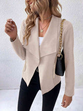 Load image into Gallery viewer, Classic Minimalist Collared Long Sleeve Jacket for Women – Minimalist & Lightweight Everyday Outerwear