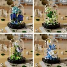 Load image into Gallery viewer, DIY Flower Building Blocks Set - Romantic Proposal Decor, Desktop Ornament & Puzzle Toy, Perfect Birthday Gift Ramadan Mubarak
