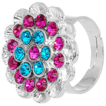 Load image into Gallery viewer, Lovey-Dovey Flower Adjustable Ring