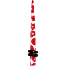 Load image into Gallery viewer, 8G Lovely Red Heart Acrylic Ear Taper