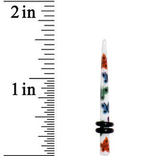 Load image into Gallery viewer, 8G Multi Color Butterfly Acrylic Ear Taper