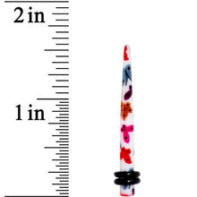 Load image into Gallery viewer, 6G Multi Color Butterfly Acrylic Ear Taper
