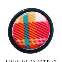 Load image into Gallery viewer, 5/8 Acrylic Plaid Taper Ear Plug