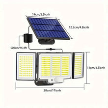 Load image into Gallery viewer, 348 LED Motion Sensor Solar Lights Outdoor with Remote Control