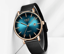 Load image into Gallery viewer, Men's Elegant Watch With Stainless Steel Straps And Special Date Display Excellent Look Unique Design Perfect Gift