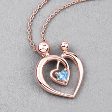 Load image into Gallery viewer, 0.28 Carat Genuine Swiss Blue Topaz .925 Sterling Silver Pendant