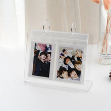 Load image into Gallery viewer, 3/5 inch Desktop Photo Album Acrylic Polaroid Instax loose leaf Photo Album Home Decoration Star Postcard Collect Photo Albums Birthday Gift Family Scrapbook Albums Family Anniversary Gift For Couple