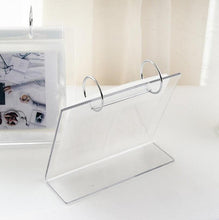 Load image into Gallery viewer, 3/5 inch Desktop Photo Album Acrylic Polaroid Instax loose leaf Photo Album Home Decoration Star Postcard Collect Photo Albums Birthday Gift Family Scrapbook Albums Family Anniversary Gift For Couple
