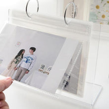 Load image into Gallery viewer, 3/5 inch Desktop Photo Album Acrylic Polaroid Instax loose leaf Photo Album Home Decoration Star Postcard Collect Photo Albums Birthday Gift Family Scrapbook Albums Family Anniversary Gift For Couple