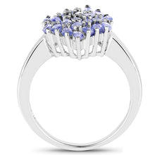 Load image into Gallery viewer, 1.84 Carat Genuine Tanzanite .925 Sterling Silver Ring