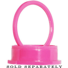 Load image into Gallery viewer, 5/8 Acrylic Neon Pink Screw Fit Tunnel Plug