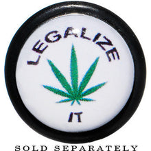 Load image into Gallery viewer, Legalize Pot Leaf Cheater Plug