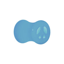 Load image into Gallery viewer, Acrylic Neon Blue Peace Sign Tunnel Plug 2G to 20mm