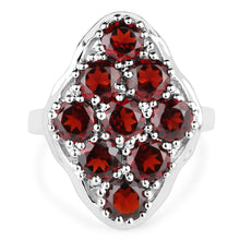 Load image into Gallery viewer, 5.22 Carat Genuine Garnet .925 Sterling Silver Ring