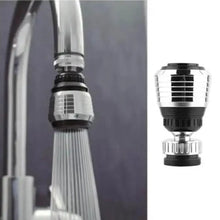Load image into Gallery viewer, 360 Degree Kitchen Sink Tap Faucet Extender, Universal Stainless Steel Faucet Extender with Flexible Swivel Tap Aerator Hose, 2 Water Outlet Modes, Faucet Extender Water Saving Bathroom Kitchen Accessories