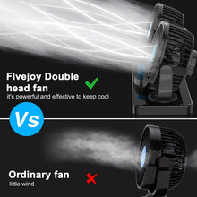 Load image into Gallery viewer, 360 Degree Rotatable Car Fan