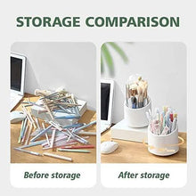 Load image into Gallery viewer, 360-Degree Rotating Dustproof Makeup Brush Organizer
