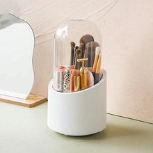 Load image into Gallery viewer, 360-Degree Rotating Dustproof Makeup Brush Organizer