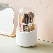 Load image into Gallery viewer, 360-Degree Rotating Dustproof Makeup Brush Organizer