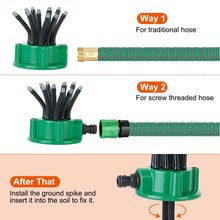 Load image into Gallery viewer, 360° Flexible Lawn Sprinkler Automatic 12 Tubes Garden Water Irrigation Sprayers