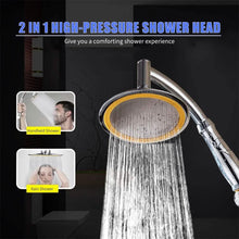 Load image into Gallery viewer, 360°Rotatable Adjustable Bathroom Rain Shower Head Spray