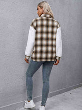 Load image into Gallery viewer, Timeless Modern Plaid Collared Neck Button Down Jacket Casual Simple Jacket For Women Classic Jacket