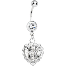 Load image into Gallery viewer, Romantic Couples Heart Belly Ring