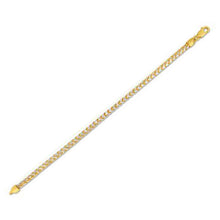 Load image into Gallery viewer, 14k Yellow Gold Round Pave Franco Chain (4.00 mm)