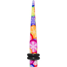 Load image into Gallery viewer, 6G Groovy Retro Flower Acrylic Taper