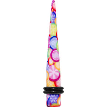 Load image into Gallery viewer, 2G Groovy Retro Flower Acrylic Taper
