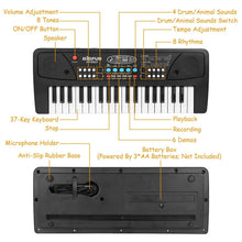 Load image into Gallery viewer, 37 Keys Digital Music Electronic Keyboard Instrument with Microphone
