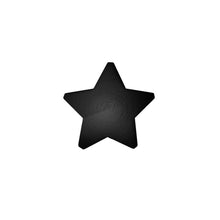 Load image into Gallery viewer, Black Titanium 4mm Flat Star Dermal Top