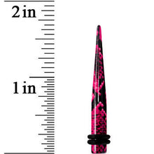 Load image into Gallery viewer, 4G Pink Snake Skin Acrylic Taper