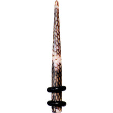 Load image into Gallery viewer, 8G Blushing Snake Skin Acrylic Taper