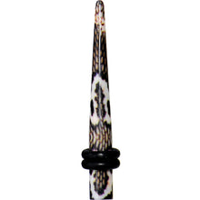 Load image into Gallery viewer, 6G Blushing Snake Skin Acrylic Taper