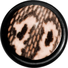 Load image into Gallery viewer, 00G Blushing Snake Skin Acrylic Taper
