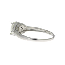 Load image into Gallery viewer, .01ct Opal Diamond Ring 10KT White Gold