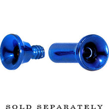 Load image into Gallery viewer, 10G Royal Blue Anodized Titanium Screw Fit Tunnel
