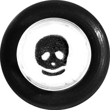 Load image into Gallery viewer, 4G Clear Acrylic Glitter Black Skull Confetti Taper