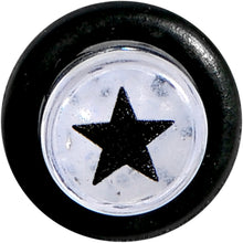 Load image into Gallery viewer, 4G Clear Acrylic Glitter Black Star Confetti Taper