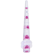 Load image into Gallery viewer, 6G Clear Acrylic Glitter Purple Skull Confetti Taper
