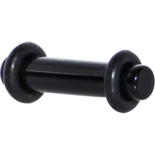 Load image into Gallery viewer, 10G Ebony Black Acrylic Plug