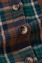 Load image into Gallery viewer, Timeless Women's Classic Plaid Button-Up Long Sleeve Jacket – Lightweight & Stylish Cotton-Blend Outerwear